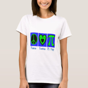 T-shirt Jour de l'amour pi de paix
