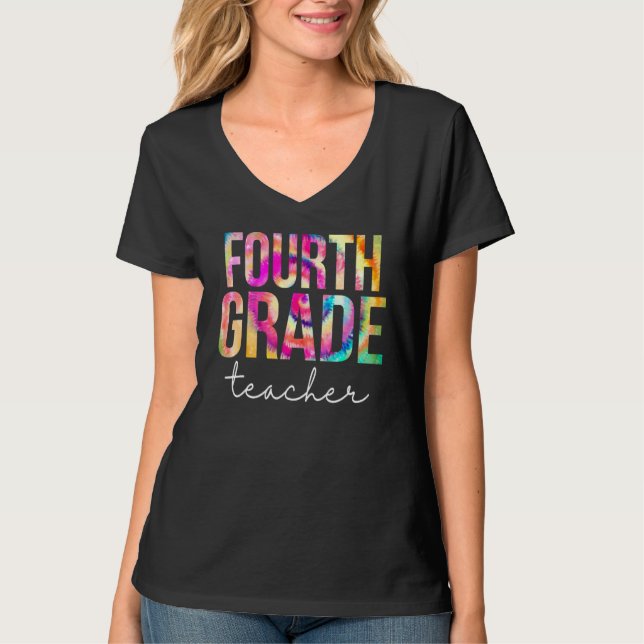 T-shirt Jour de l'appréciation de la teinture de l'enseign (Devant)