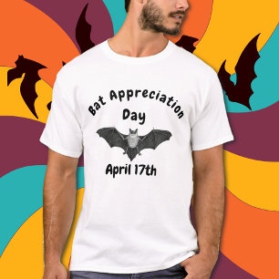 T-shirt Jour de l'appréciation des chauves-souris 17 avril