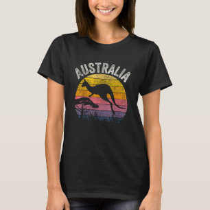 T-shirt Jour de l'Australie Kangourou Australien Drôle Vin