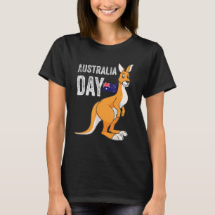 T-shirt Jour de l'Australie Kangourou Australien Vintage 1