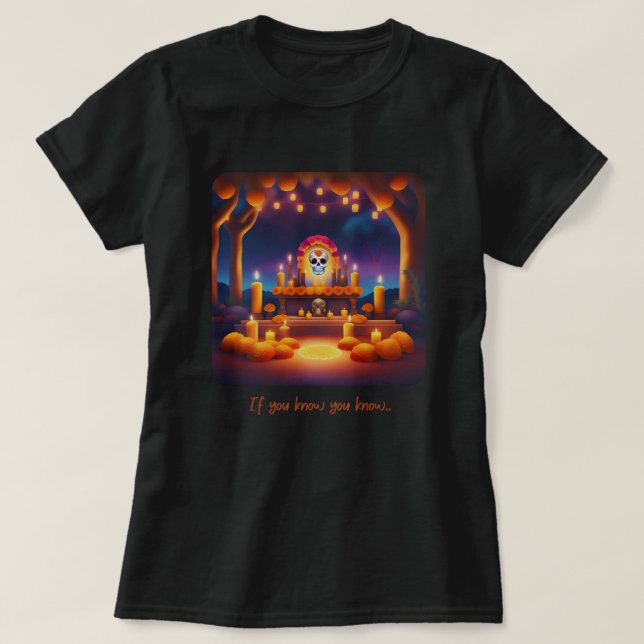 T-shirt Jour de l'autel mort (Design devant)