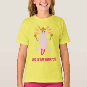 T-shirt Jour de l'Axolotl mexicain mort