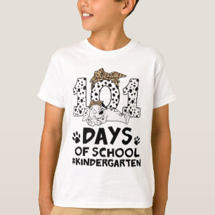 T-shirt Jour De L'École Chien Dalmatien 100 Jours De Mater