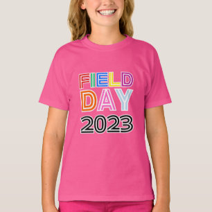 T-shirt Jour de l'école couleur de l'élève Équipe Cheer Sq