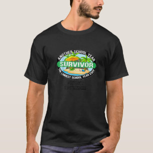 T-shirt Jour de l'école Enseignant scientifique Survivant