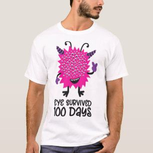 T-shirt Jour De L'École Monstre Filles Enfants Oeil Survéc
