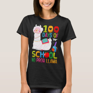 T-shirt Jour De L'École Unicorne Filles 100 Jours De L'Éco