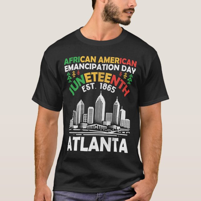T-shirt Jour de l'émancipation des Afro-Américains Junetee (Devant)