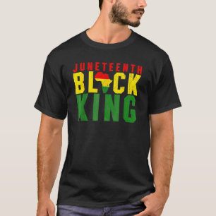 T-shirt Jour de l'Émancipation du Roi Noir 11 juin Melanin