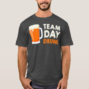 T-shirt Jour de l'équipe Boire Bière Drôle cadeau d'art