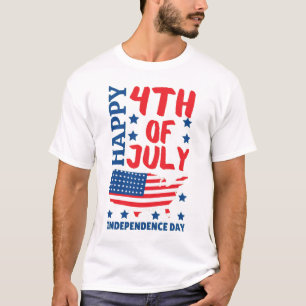 T-shirt Jour de l'Indépendance américaine Bonne 4 juillet 