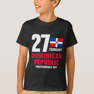 T-shirt Jour de l'indépendance de la fierté République dom