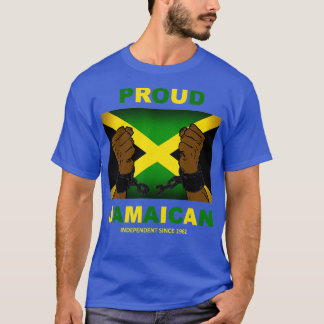 T-shirt Jour de l'indépendance de la Jamaïque 2022 Fière J