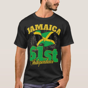 T-shirt Jour de l'Indépendance de la Jamaïque 61e annivers