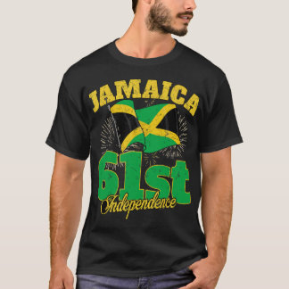 T-shirt Jour de l'Indépendance de la Jamaïque 61e annivers