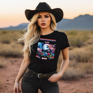 T-shirt Jour de l'indépendance de l'aigle royal