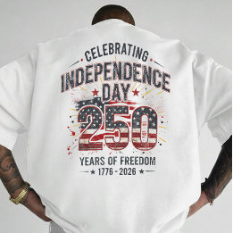 T-shirt Jour de l'Indépendance de l'Amérique 250 Liberté