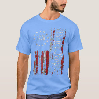 T-shirt Jour de l'Indépendance Drapeau américain Patriotiq