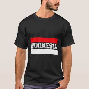 T-shirt Jour de l'Indépendance Drapeau Indonésie