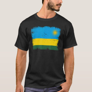 T-shirt Jour de l'indépendance du Rwanda - Drapeau vintage