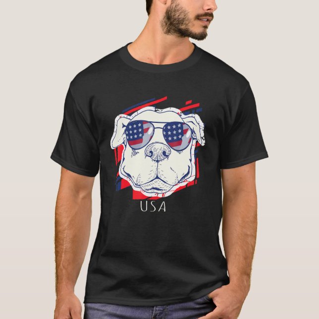 T-shirt Jour de l'Indépendance États-Unis d'Amérique Sungl (Devant)