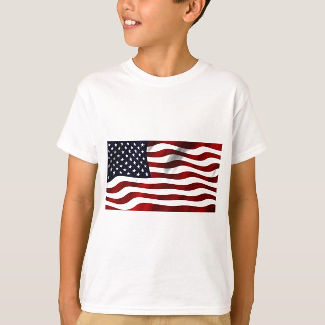T-shirt Jour de l'indépendance patriotique du drapeau amér (Devant)