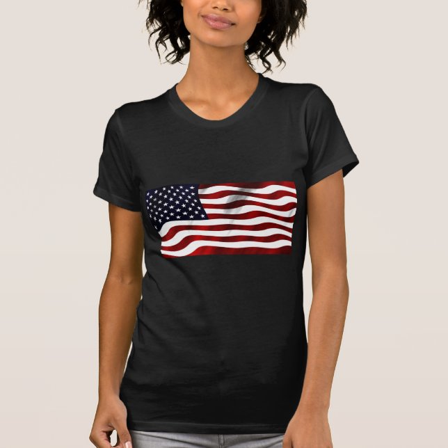 T-shirt Jour de l'indépendance patriotique du drapeau amér (Devant)