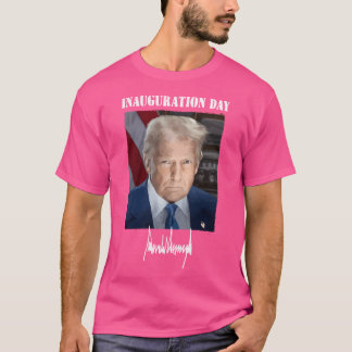 T-shirt Jour de l'investiture 2025 Donald Trump Président 