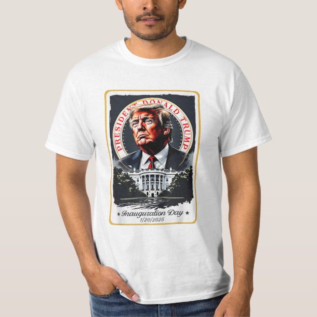 T-shirt Jour de l'investiture du partisan de Trump 2025 (Devant)