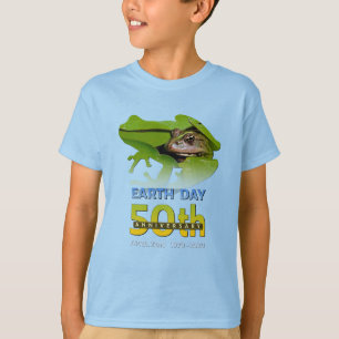 T-shirt Jour de l'terre de crapaud de grenouille Cadeau du