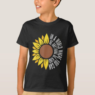 T-shirt Jour de l'Unité des tournesols Orange Anti-harcèle