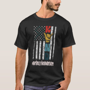 T-shirt Jour de l'Unité États-Unis drapeau américain Soyez