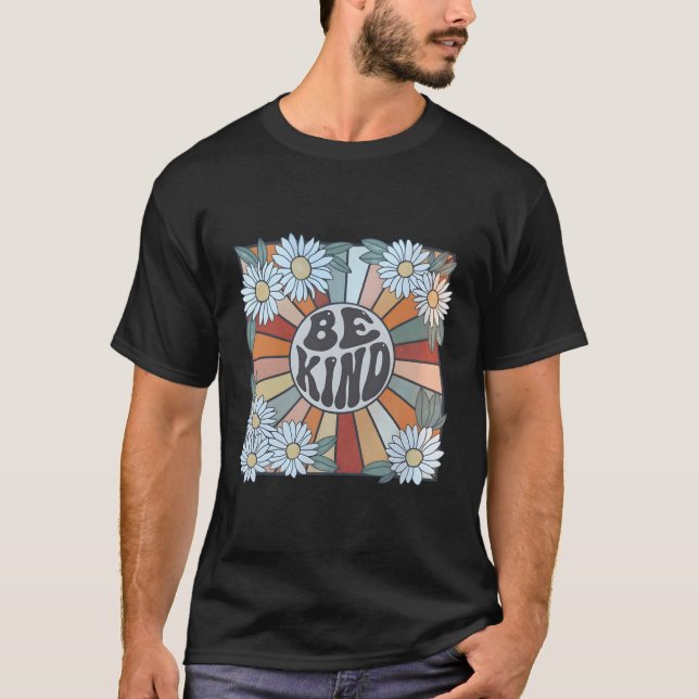 T-shirt Jour de l'unité Orange Be Kind Asl (Devant)