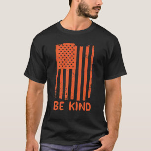 T-shirt Jour de l'Unité Orange Enseignant anti-harcèlement
