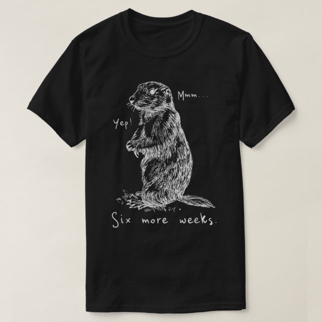 T-shirt Jour de marmotte (Design devant)