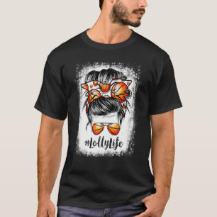 T-shirt Jour de match de basket décoloré Lolly Life Chigno