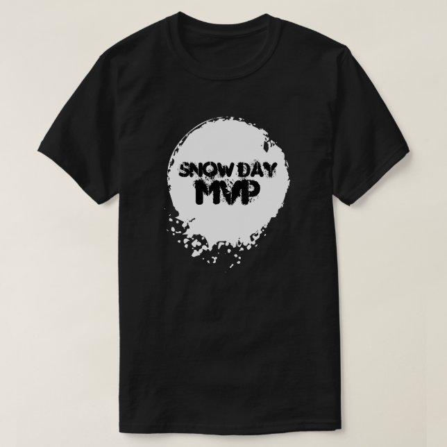 T-shirt JOUR DE NEIGE MVP Funny (Design devant)