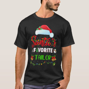 T-shirt Jour de Noël Père Noël de l'éclairage Favori Tailo