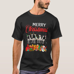 T-shirt Jour de Noël Pyjama Louvain de vache laitière Lumi