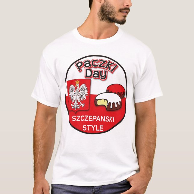 T-shirt Jour de Paczki - style de Szczepanski (Devant)