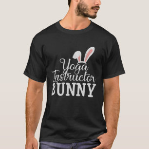 T-shirt Jour de Pâques Bunny Costume de Pâques Yoga Instru