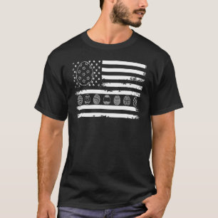 T-shirt Jour de Pâques Egg Us American Flag Vintage 2022