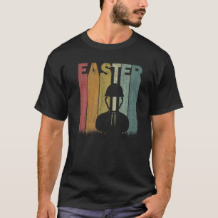 T-shirt Jour de Pâques Ingénieur civil Rétro Graphic Funny