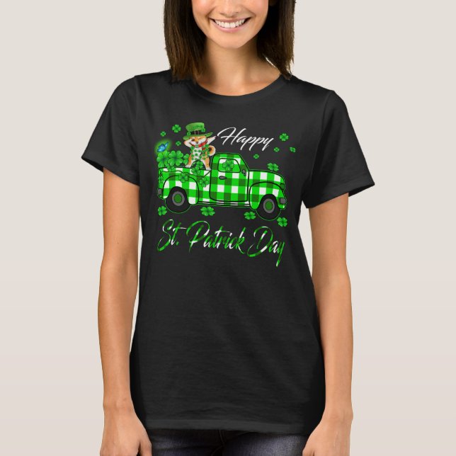 T-shirt Jour de patrick de Shiba Inu (Devant)