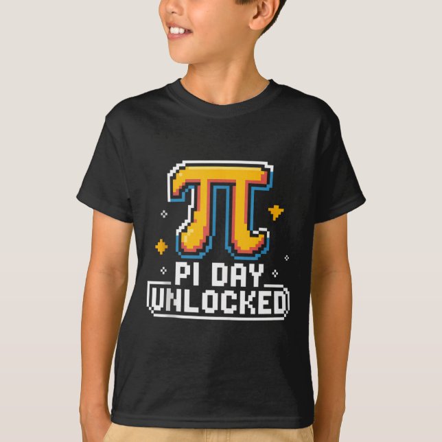 T-shirt Jour de Pi 14 mars Math Nerd Tarte Nourriture Cade (Devant)