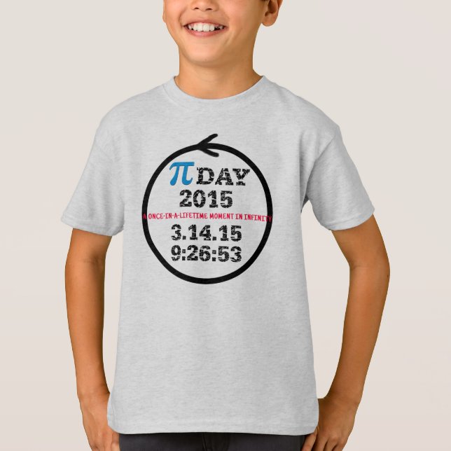 T-shirt Jour de pi 2015 (T-shirt d'enfants M) (Devant)