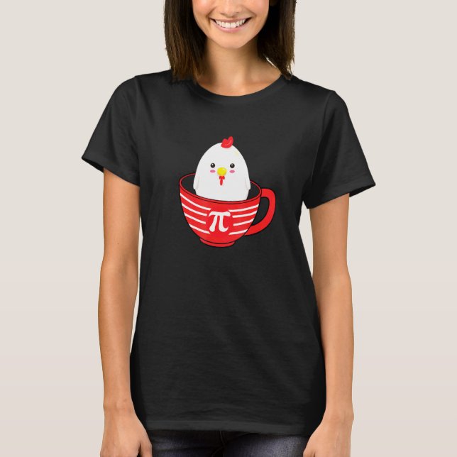T-shirt Jour de Pi 2020 - Poule dans un Pot (Devant)
