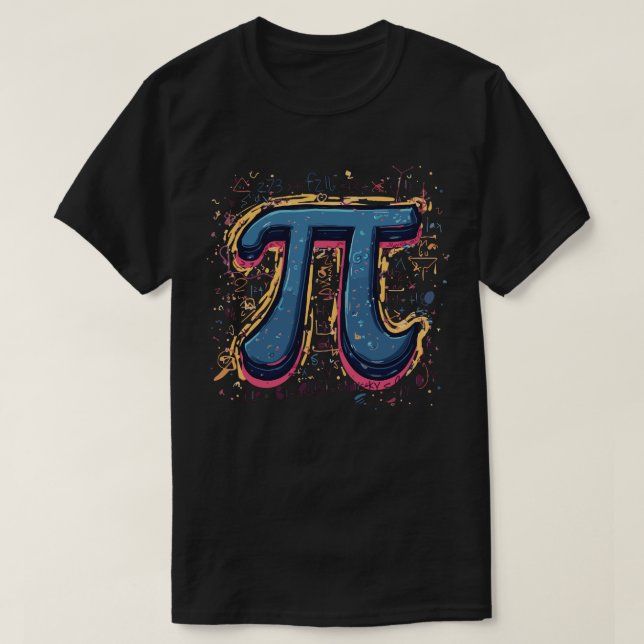 T-shirt Jour de Pi Amateur de Maths – Conception Geek & Am (Design devant)