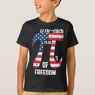 T-shirt Jour de Pi Drapeau Américain Patriotique Math Nerd